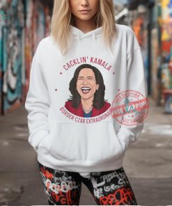 Official Cackin’ Kamala Harris border czar extraordinaire laughing cartoon T shirt