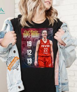 Official Caitlin Clark 19pts 12 ast 13 reb first rookie triple double shirt