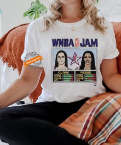 Official Caitlin Clark and Angel Reese Homage Unisex 2024 WNBA All Star Game Name & Number T Shirt