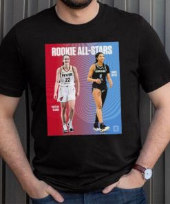 Official Caitlin Clark and Angel Reese Rookie All Stars shirt