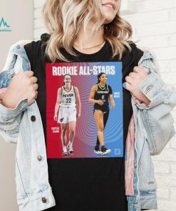 Official Caitlin Clark and Angel Reese Rookie All Stars shirt