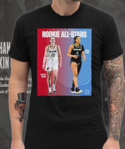 Official Caitlin Clark and Angel Reese Rookie All Stars shirt