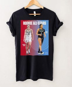 Official Caitlin Clark and Angel Reese Rookie All Stars shirt