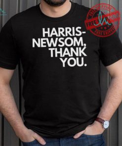 Official Callmeshivy Harris Newsom Thank You Shirt