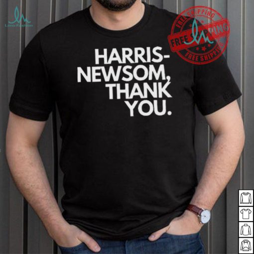 Official Callmeshivy Harris Newsom Thank You Shirt