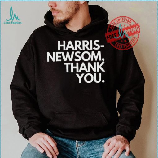 Official Callmeshivy Harris Newsom Thank You Shirt