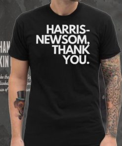 Official Callmeshivy Harris Newsom Thank You Shirt