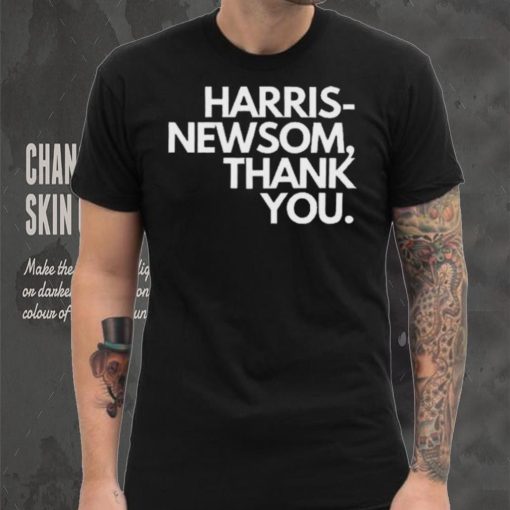 Official Callmeshivy Harris Newsom Thank You Shirt