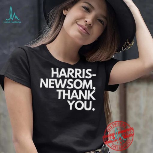 Official Callmeshivy Harris Newsom Thank You Shirt