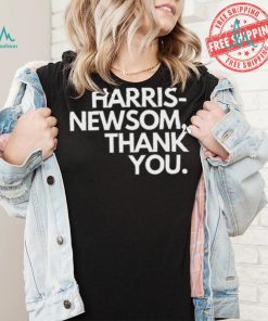 Official Callmeshivy Harris Newsom Thank You Shirt