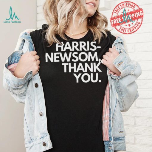 Official Callmeshivy Harris Newsom Thank You Shirt