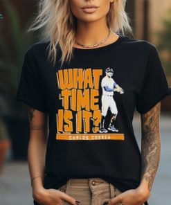 Official Carlos correa what time is it Minnesota twins T shirt