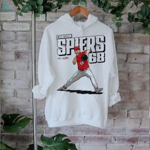 Official Carson Spiers MLB Cincinnati Reds #68 Player t shirt