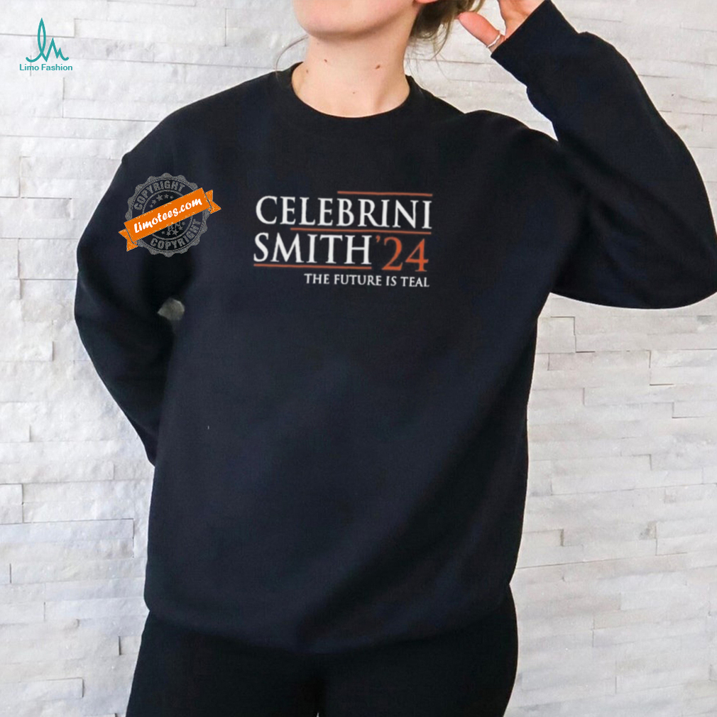 Official Celebrini Smith 24 The Future Is Teal Shirt Official Celebrini Smith 24 The Future Is Teal Shirt