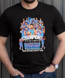 Official Champions 2024 ICC Men’s T20 World Cup India National Cricket Team shirt