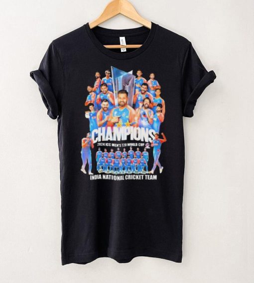 Official Champions 2024 ICC Men’s T20 World Cup India National Cricket Team shirt