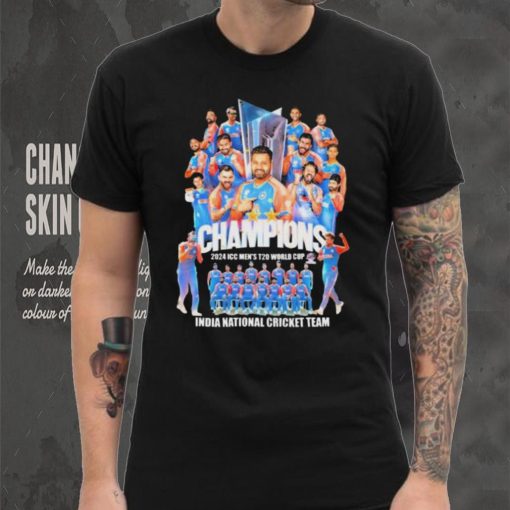 Official Champions 2024 ICC Men’s T20 World Cup India National Cricket Team shirt