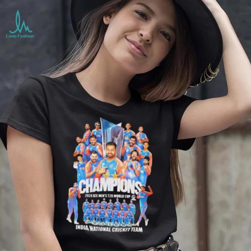 Official Champions 2024 ICC Men’s T20 World Cup India National Cricket Team shirt