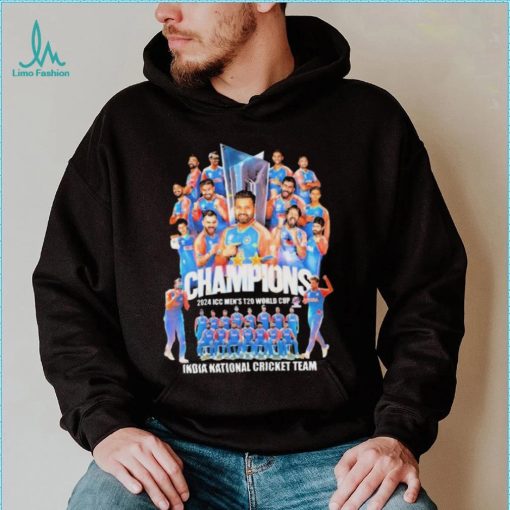 Official Champions 2024 ICC Men’s T20 World Cup India National Cricket Team shirt