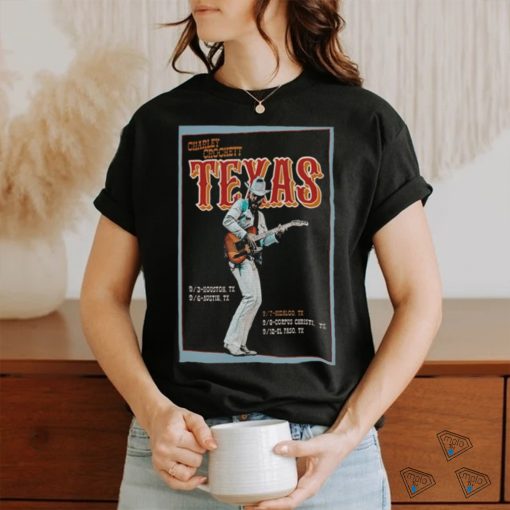 Official Charley Crockett Show In Texas On Sep 3 10 2024 Poster Shirt
