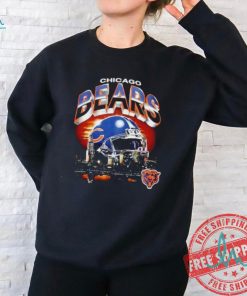 Official Chicago Bears skyline helmet vintage shirt