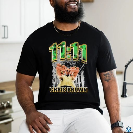 Official Chris Brown Emeralds And Gold Shirt