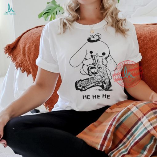 Official Cinnamon sanrio he he T shirt