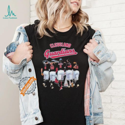 Official Cleveland Guardians Baseball Team Line Up Proud City T Shirt