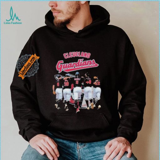 Official Cleveland Guardians Baseball Team Line Up Proud City T Shirt