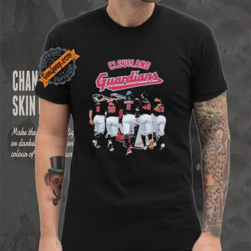Official Cleveland Guardians Baseball Team Line Up Proud City T Shirt