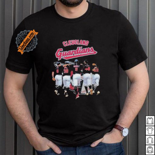 Official Cleveland Guardians Baseball Team Line Up Proud City T Shirt