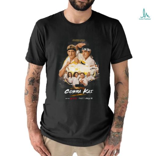 Official Cobra Kai Final Season Part One Releasing On Netflix On July 18 Classic T Shirt