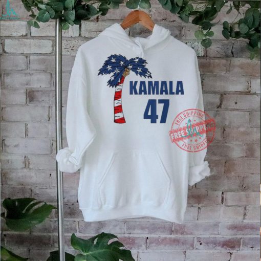 Official Coconut tree Kamala 47 usa flag T shirt