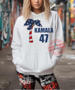 Official Coconut tree Kamala 47 usa flag T shirt