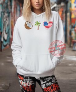 Official Coconut tree meme patriotic Kamala statement usa democrat T shirt