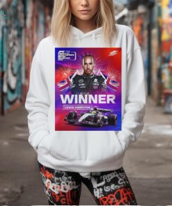 Official Congrats Lewis Hamilton Mercedes AMG PETRONAS F1 Team Winners 2024 The British Grand Prix Poster t shirt