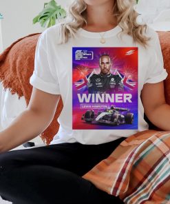 Official Congrats Lewis Hamilton Mercedes AMG PETRONAS F1 Team Winners 2024 The British Grand Prix Poster t shirt