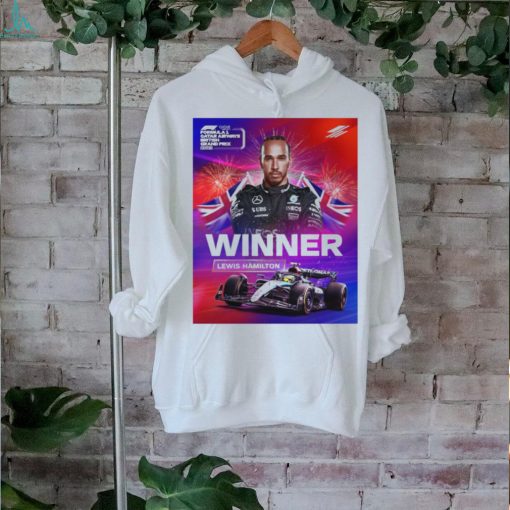 Official Congrats Lewis Hamilton Mercedes AMG PETRONAS F1 Team Winners 2024 The British Grand Prix Poster t shirt