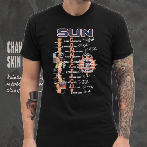 Official Connecticut Sun Women’s Basketball Greatest Players Signatures shirt