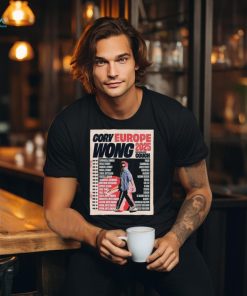 Official Cory Wong Shows Europe Tour 2025 Poster Shirt