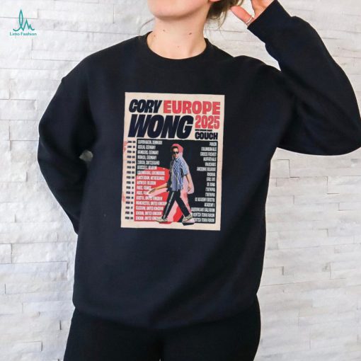 Official Cory Wong Shows Europe Tour 2025 Poster Shirt
