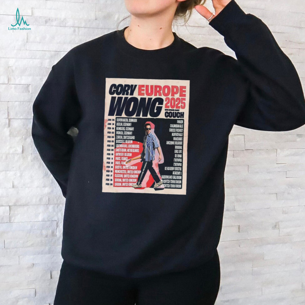 Official Cory Wong Shows Europe Tour 2025 Poster Shirt Official Cory Wong Shows Europe Tour 2025 Poster Shirt