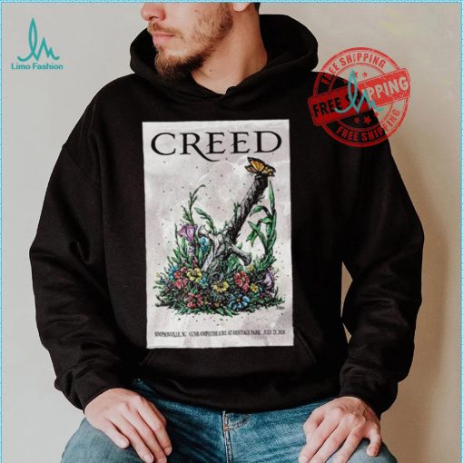 Official Creed Tour In Simpsonville SC On July 23 2024 Poster shirt