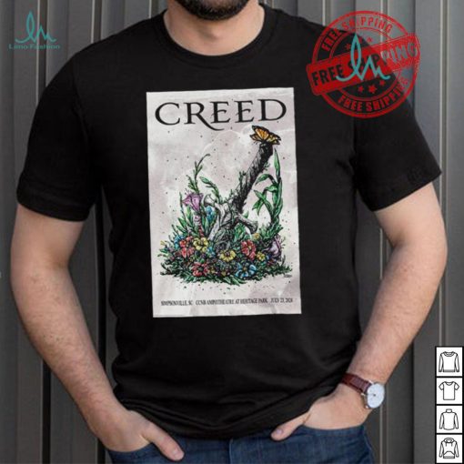 Official Creed Tour In Simpsonville SC On July 23 2024 Poster shirt