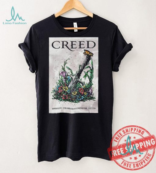 Official Creed Tour In Simpsonville SC On July 23 2024 Poster shirt