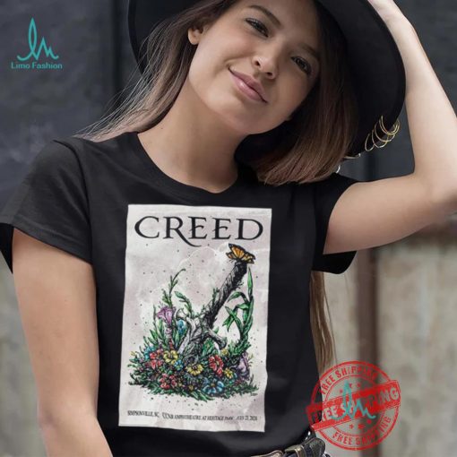 Official Creed Tour In Simpsonville SC On July 23 2024 Poster shirt