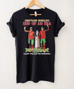 Official Cristiano Ronaldo End Of An Era June 12, 2004 July 5, 2024 Thank You For The Memories Signature Shirt