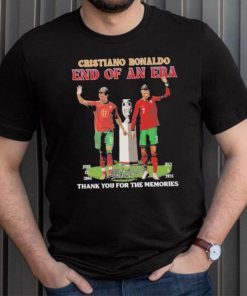 Official Cristiano Ronaldo End Of An Era June 12, 2004 July 5, 2024 Thank You For The Memories Signature Shirt