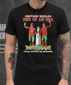 Official Cristiano Ronaldo End Of An Era June 12, 2004 July 5, 2024 Thank You For The Memories Signature Shirt