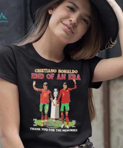 Official Cristiano Ronaldo End Of An Era June 12, 2004 July 5, 2024 Thank You For The Memories Signature Shirt